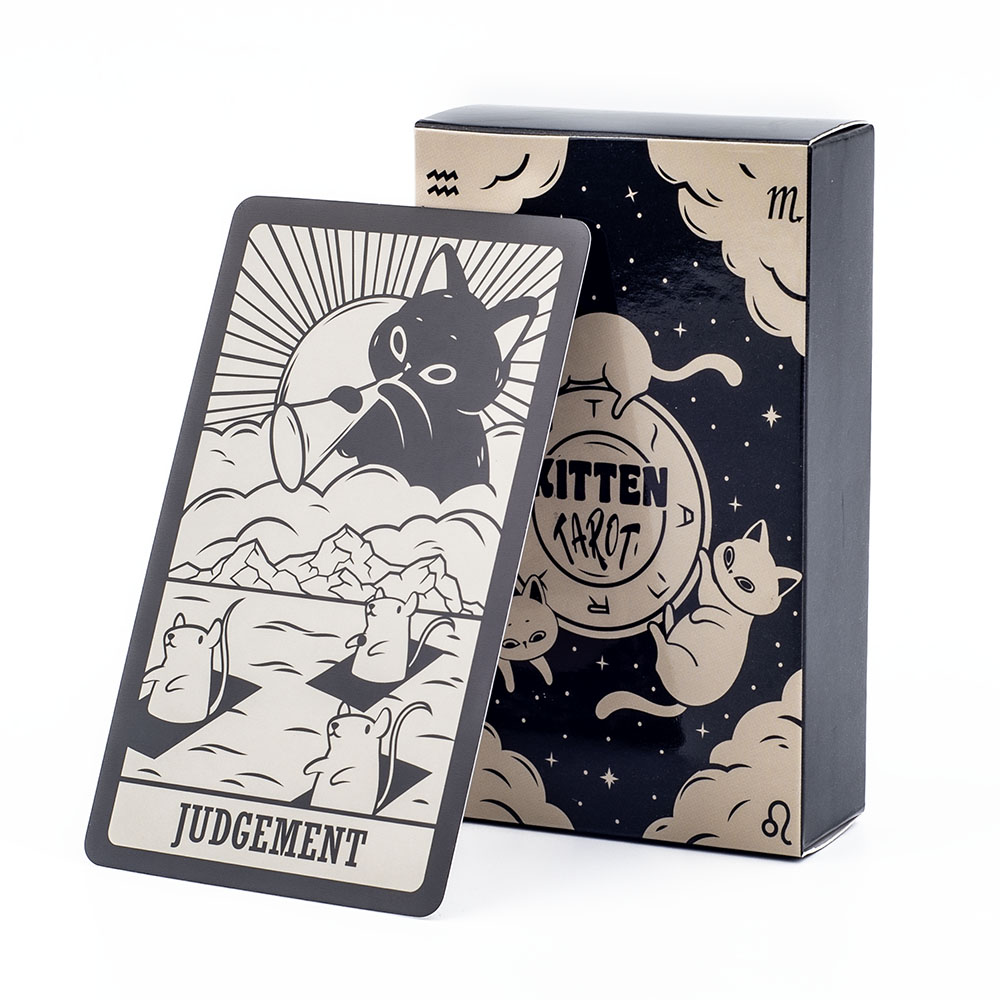 Board Game Oracle - Kitten Tarot Deck 78 Stuks Schattig