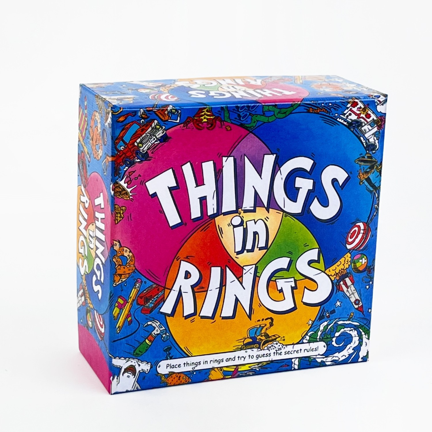 Board Game Solo - Dingen in ringen Familiekaart Lighthearted Logica-kaartspel