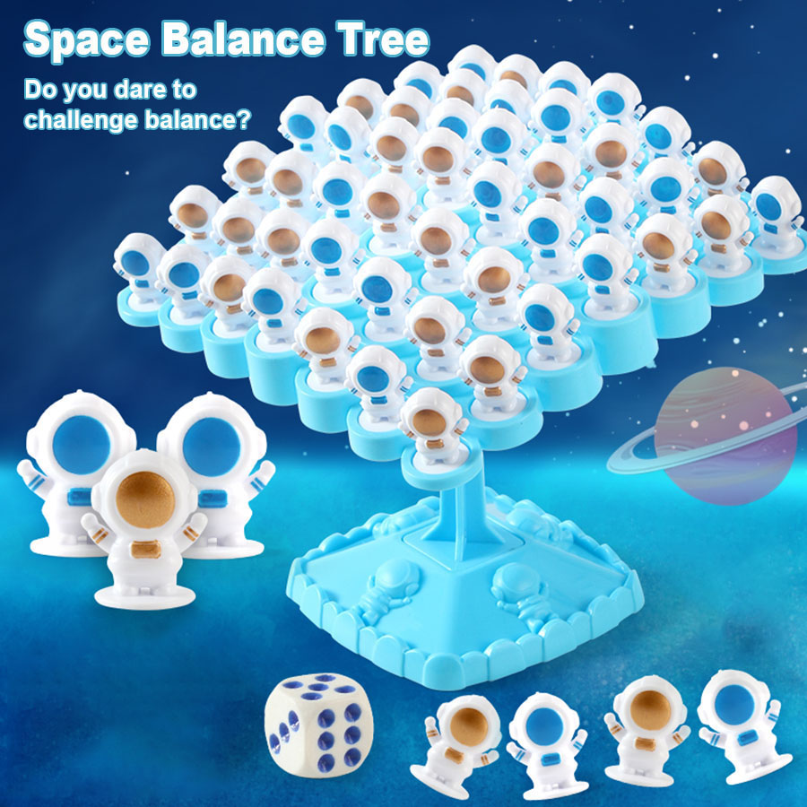 Board Game Saboteur - Astronauten Creatief Balancerend Boomspeelgoed Balance Board