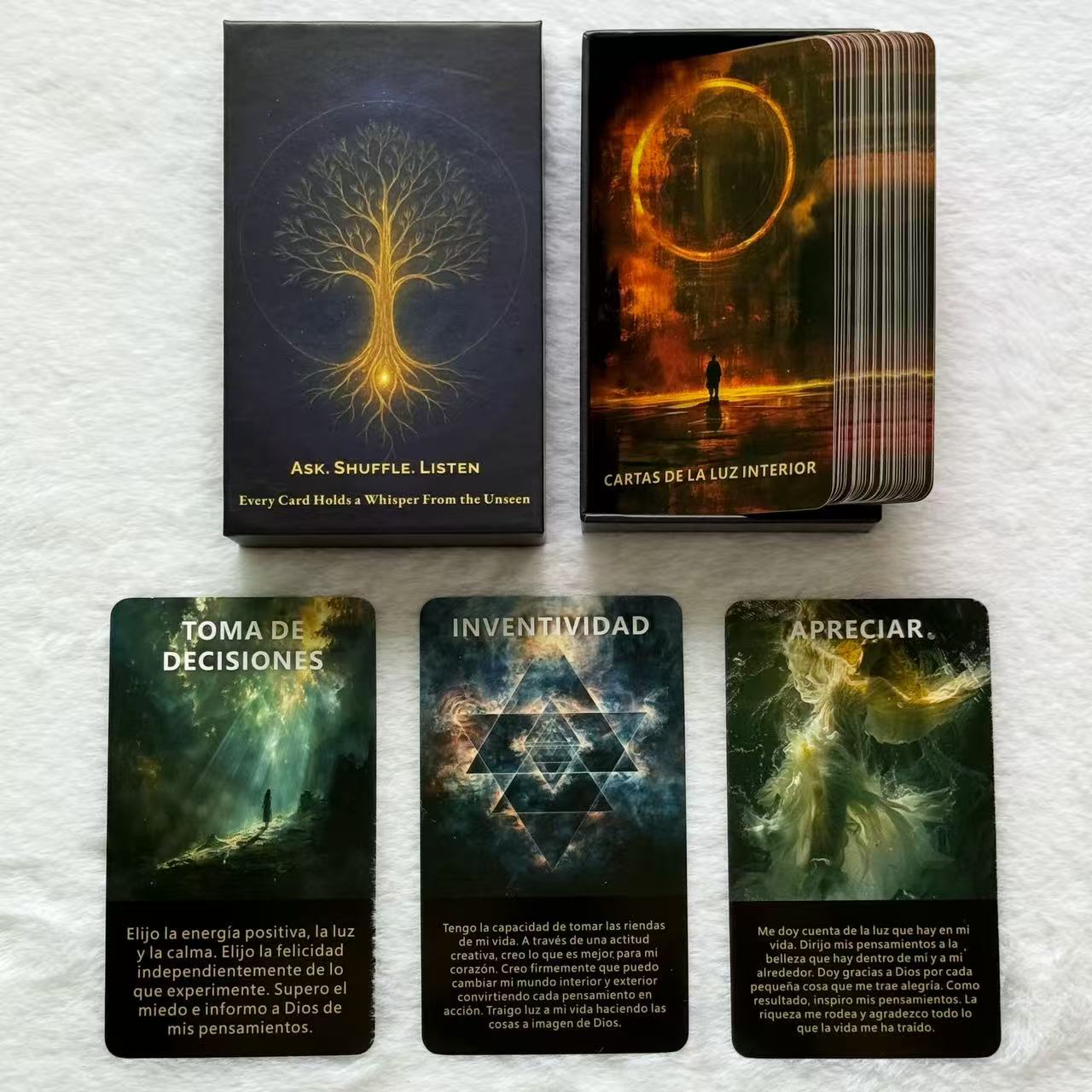 Board Game Love Letter - Spaans Oracle Deck, Inner Sunshine Oracle-kaarten,