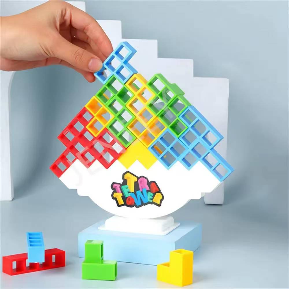 Board Game Saboteur - Tetris Tower Balancing Stapelspeelgoed Kinderen Blokken