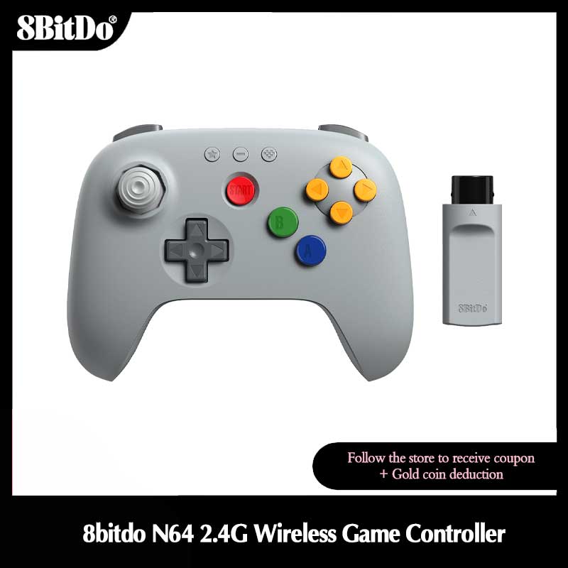 8BitDo N64 2.4G draadloze gami - Board Game Android recensie en prijs