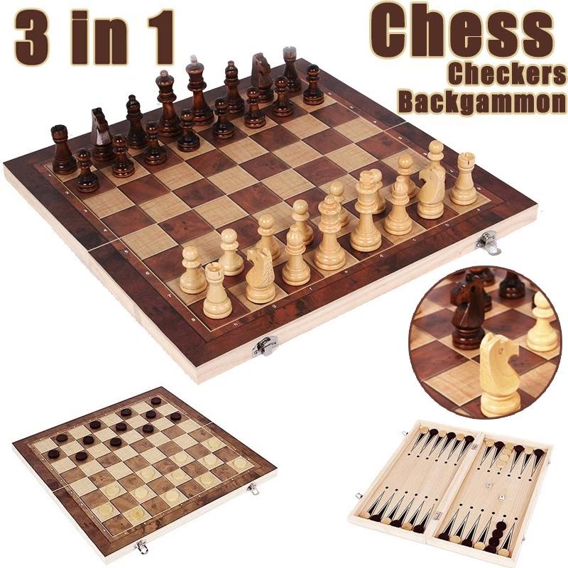 3-in-1 schaakbord, opvouwbaar  - Magnetic Travel Chess recensie en prijs