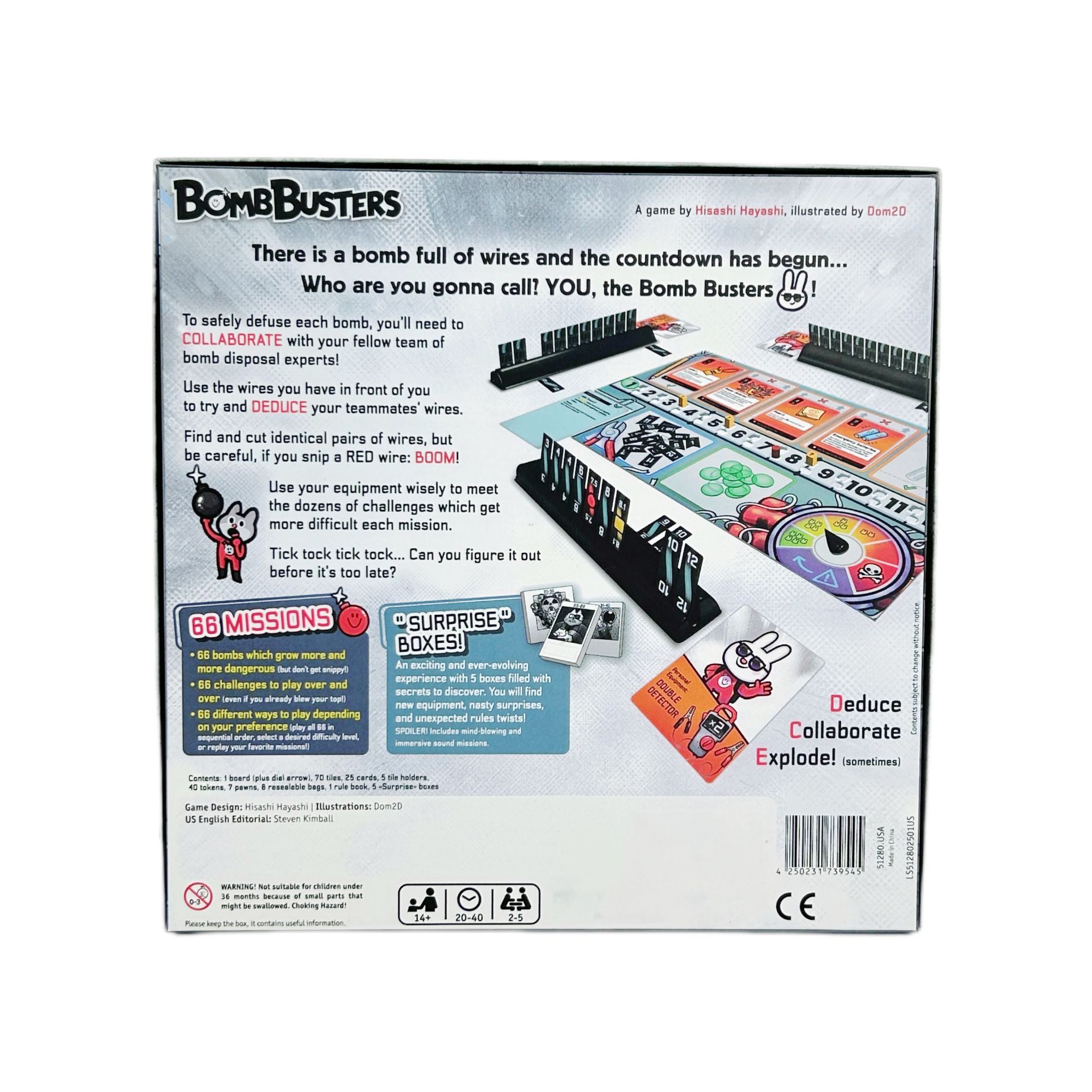 Bombbusters Kaartspel |   2 5  - Board Game Dune recensie en prijs