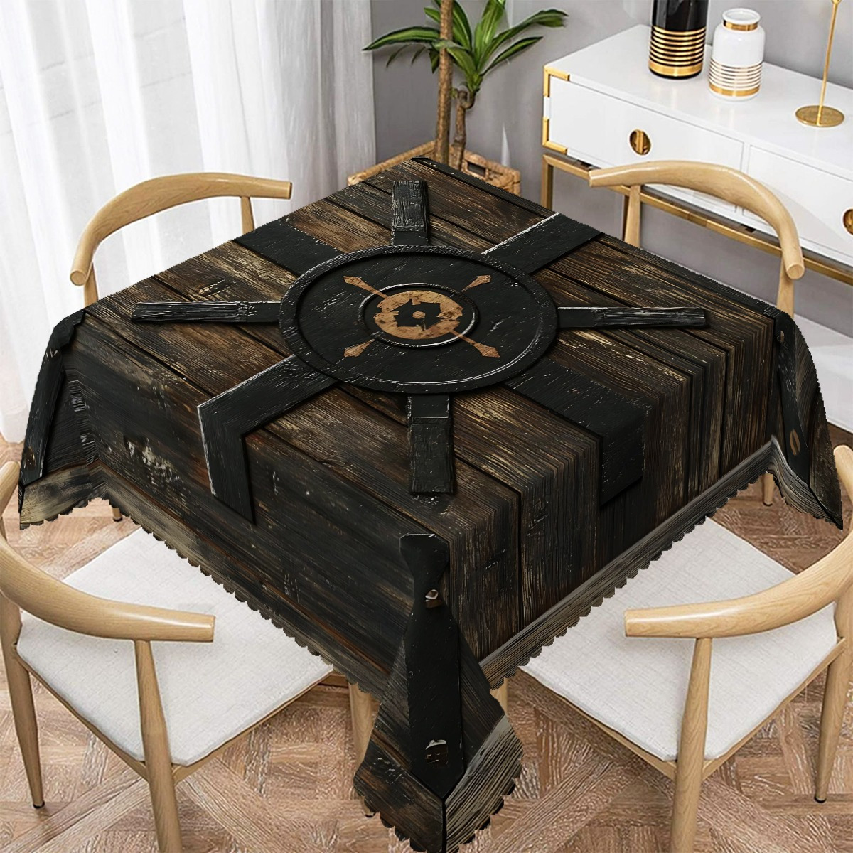 Viking Shield & Wood Grain taf - Board Game Vikings recensie en prijs