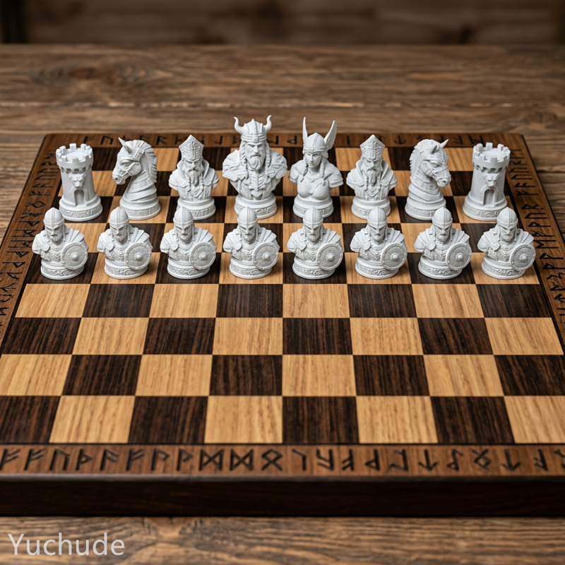 Viking Schaakstukken 3D Geprin - Board Game Vikings recensie en prijs