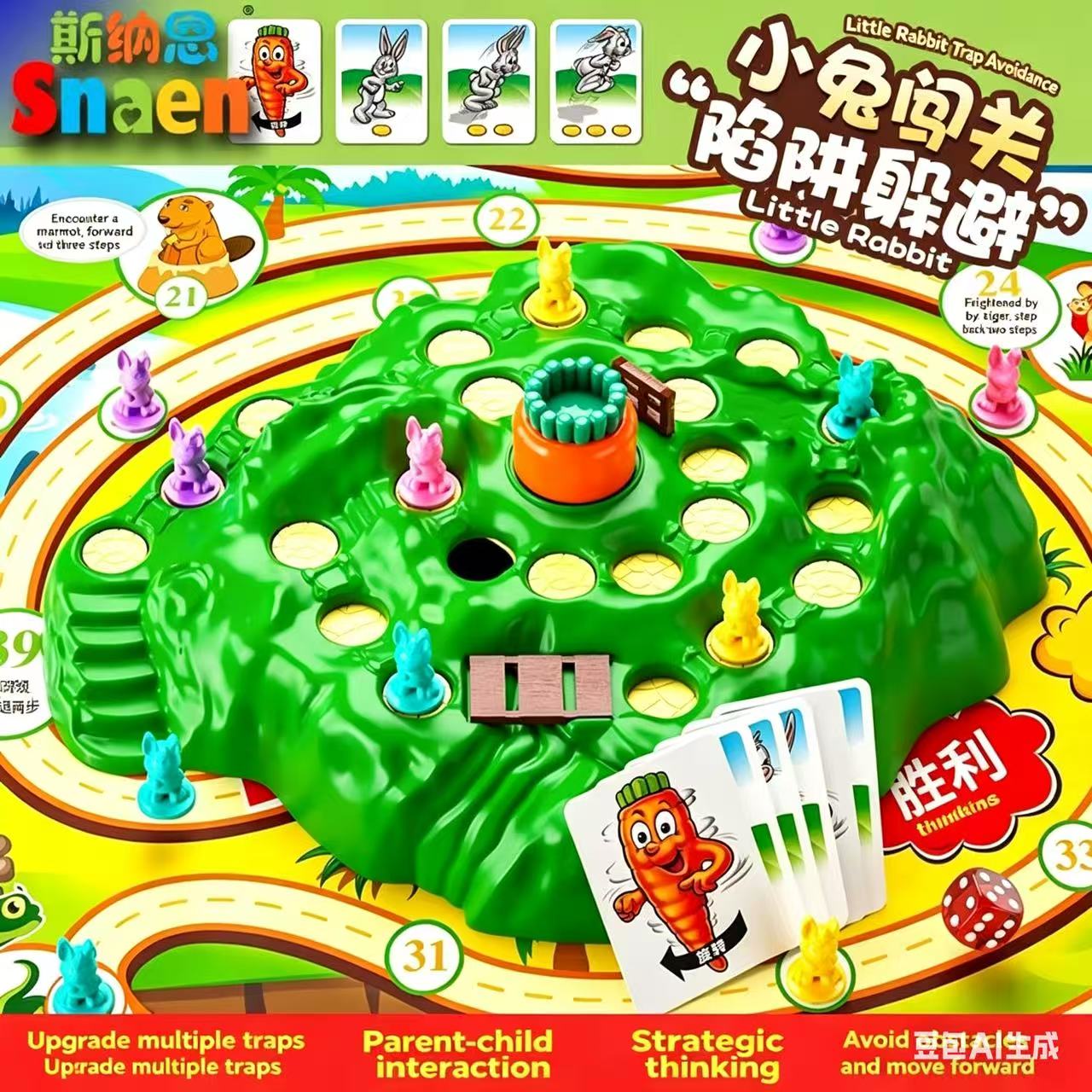 Hot Sale Fun Toy Rabbit Trap V - Board Game Saboteur recensie en prijs