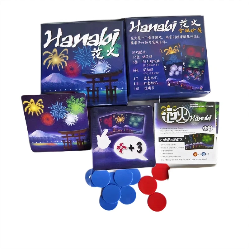 Hanabi coöperatieve kaartspel  - Board Game Solo recensie en prijs