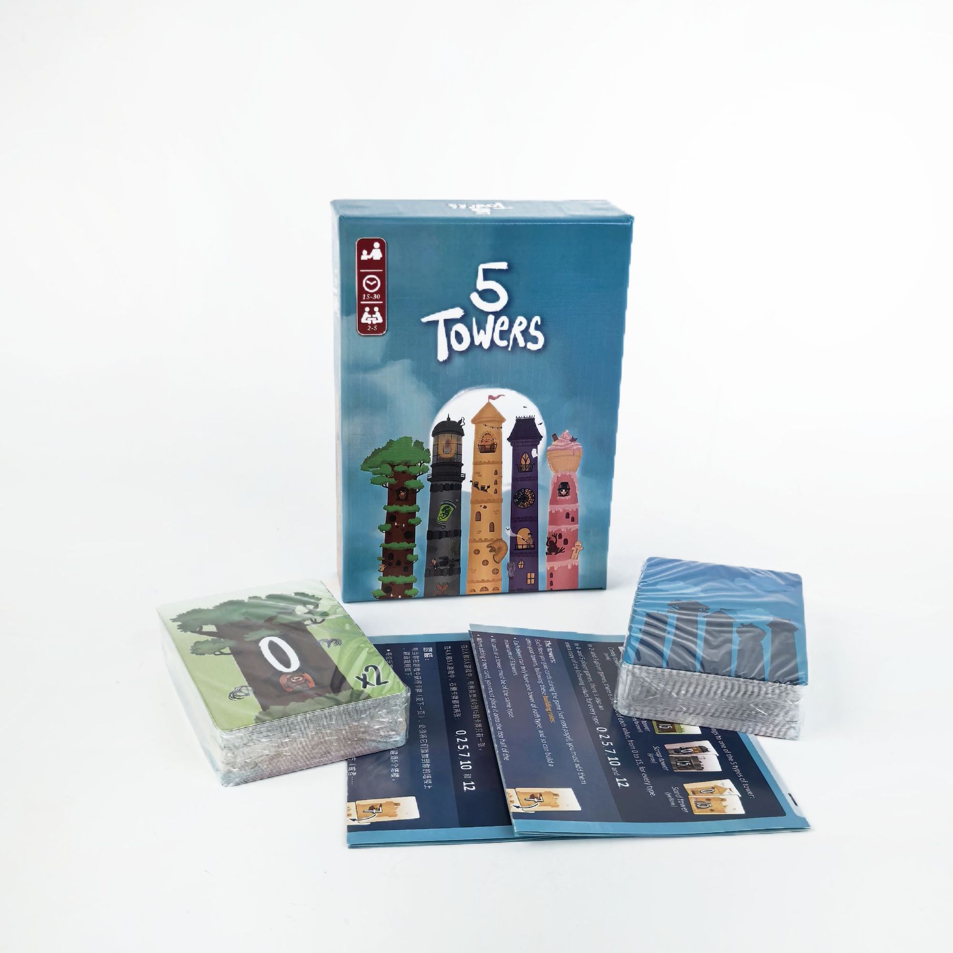 5 Towers Strategie Stapeltoren - Board Game Dune recensie en prijs
