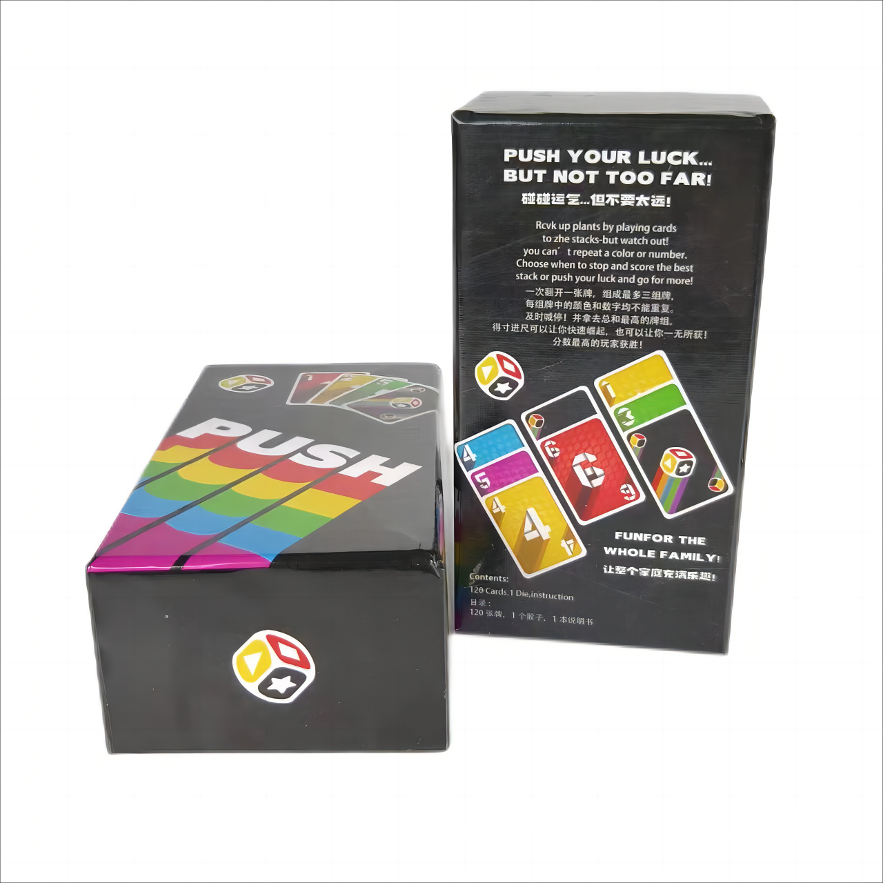 Push Card Game Volwassenen en  - Board Game Solo recensie en prijs