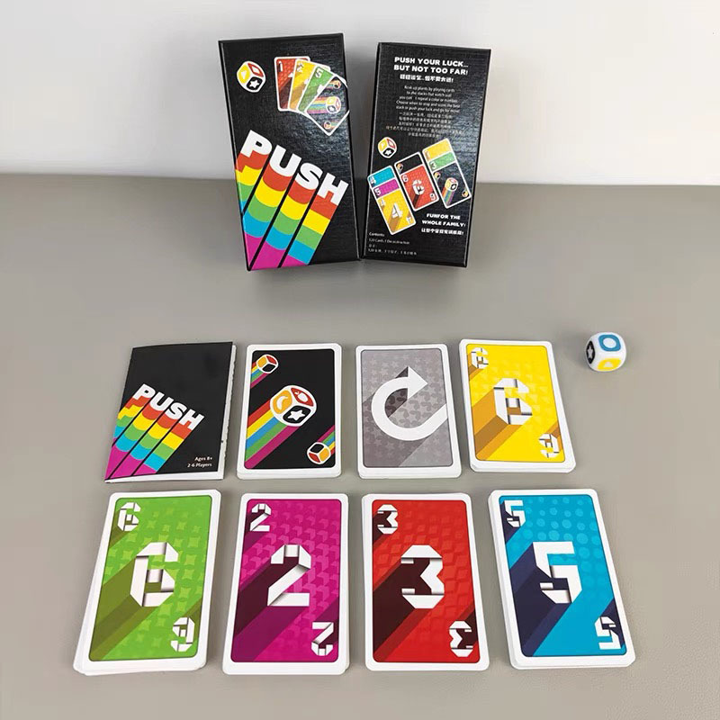 Push Card Game Volwassenen en  - Board Game Solo recensie en prijs