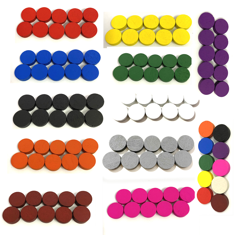 100 stuks Diameter 15*5 MM Hou - Board Game Sequence recensie en prijs