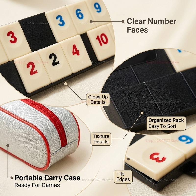 2026 Nieuwe Rummy Cube Spelset - Board Game Sequence recensie en prijs