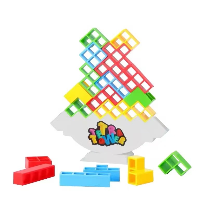 Tetris Tower Balancing Stapels - Board Game Saboteur recensie en prijs