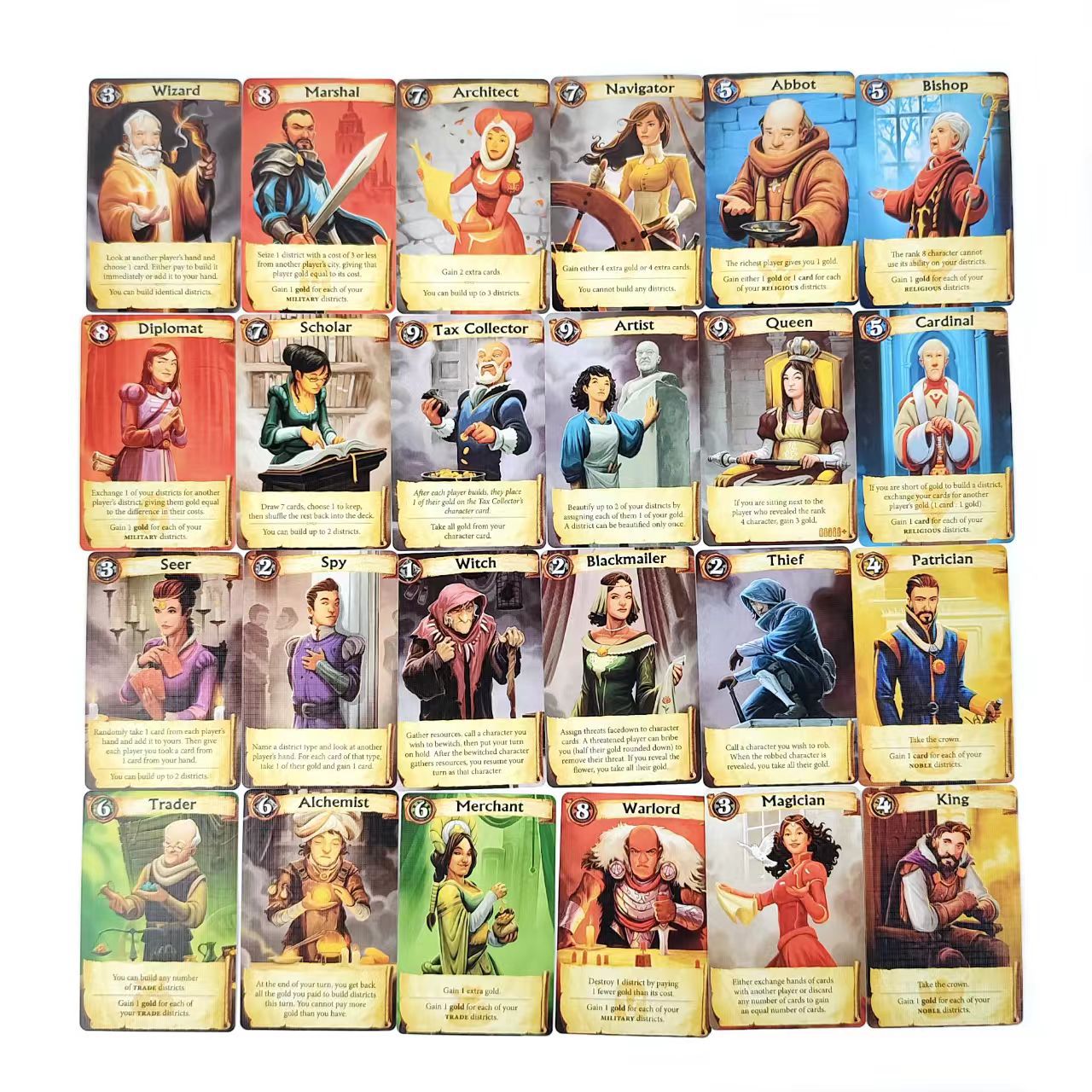 Citadels herziene editie, bord - Board Game Dune recensie en prijs