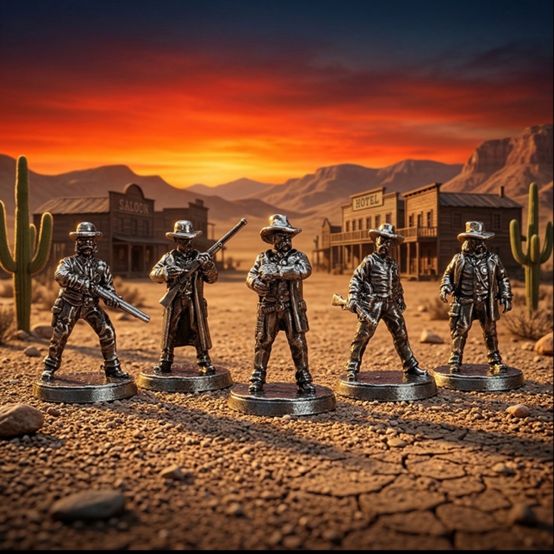 Wild West Metalen Miniatuurfig - Board Game Wild Wild recensie en prijs