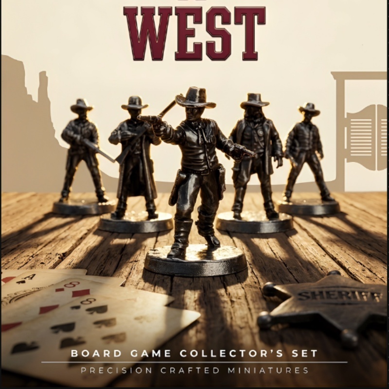 Wild West Metalen Miniatuurfig - Board Game Wild Wild recensie en prijs