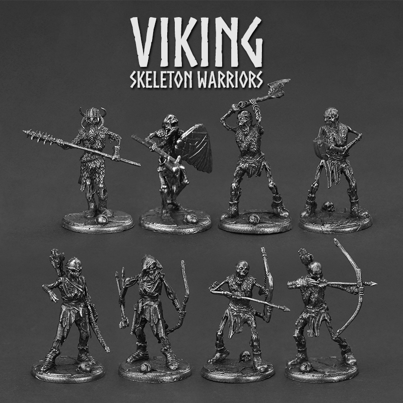 2025 Metal Viking Skelet Krijg - Board Game Vikings recensie en prijs