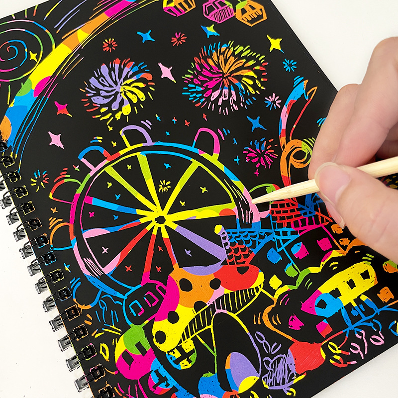 Rainbow Scratch Paper Note Kin - Board Game Book recensie en prijs