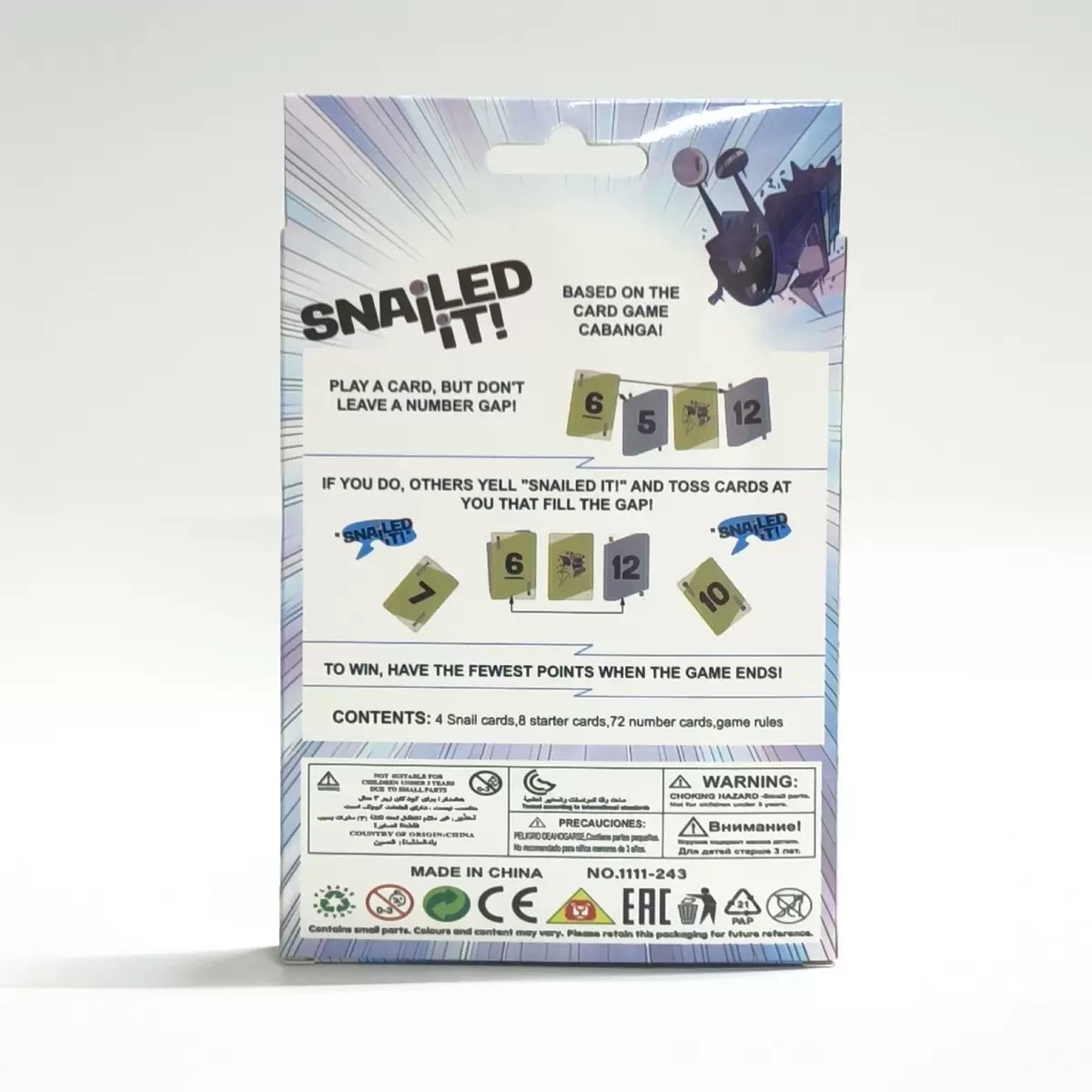 Snailed it Bordspelkaarten oud - Board Game Solo recensie en prijs